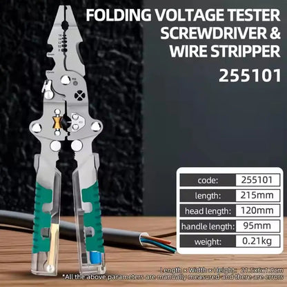 Multi-tool Pliers Electrician Dedicated Wire stripping Peeling Wiring Crimping Tools Tough Built Hand Tools With Electrical Test