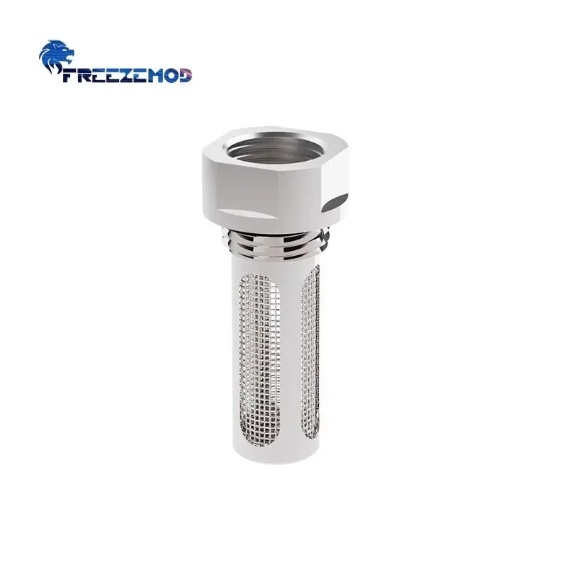 FREEZEMOD Computer Water Cooling Tank Built-in Filter, Reservoir Impurities Filtering Mesh