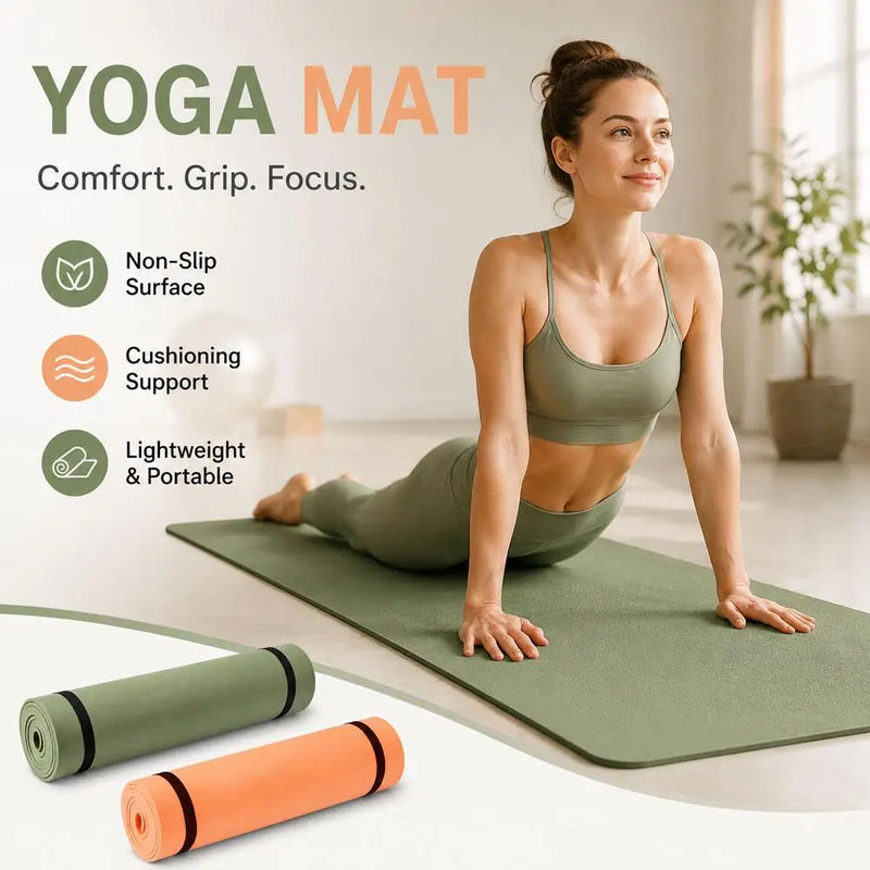 180x50cm Non-slip Pilates Yoga Mat Thick Portable Travel Fitness Exercise Pad For Exercise Yoga And Pilates Gymnastics