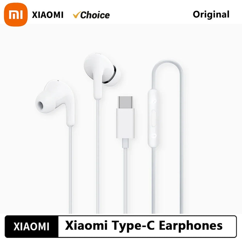 Original Xiaomi Mi 15 14 13 14T Ultra Pro Type C Wired Headphones In Ear Headset Sports Earphones With Microphone Stereo Earbuds