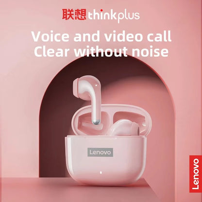 NEW Lenovo LP40 Pro TWS Bluetooth 5.3 Quick Connect Earphones  Ergonomic  Design  Headphones Powerful Transmission Speed Headset