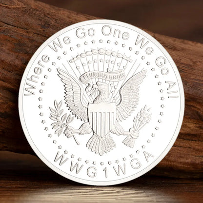 Where We Go One We Go All Commemorative Coins Usa Q Coins Collectible Coins Souvenirs Gift