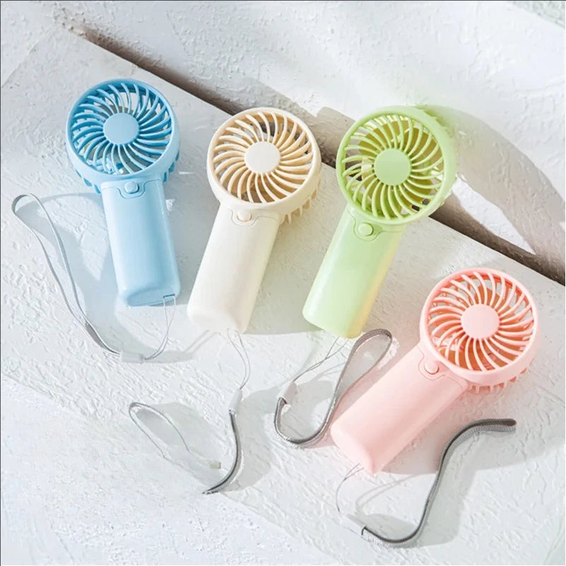 Portable Mini Handheld Fan, Pocket Size Lightweight AA Battery Powered Small Fan Creative Convenient Air Cooler For Home Outdoor