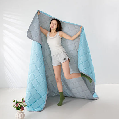 Grade A Breathable Cooling Quilt Thin Cool Comforter Summer Blanket  Soft Airable Air Conditioner Comforter of Lightweight Duvet