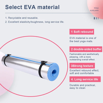 6/8/10mm Yoga Mat Anti-skid Sports Fitness EVA Comfort Foam Thick Yoga Mat for Exercise Yoga and Pilates Gymnastics Mat