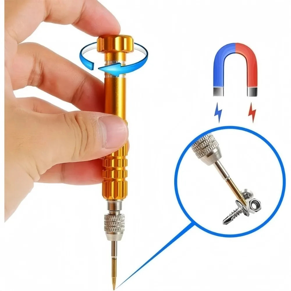 Screwdriver Disassembly Kit Universal 5 in1 DIY Disassembly Precision Multifunctional Watch Glasses Mobile Phone Repair Tool