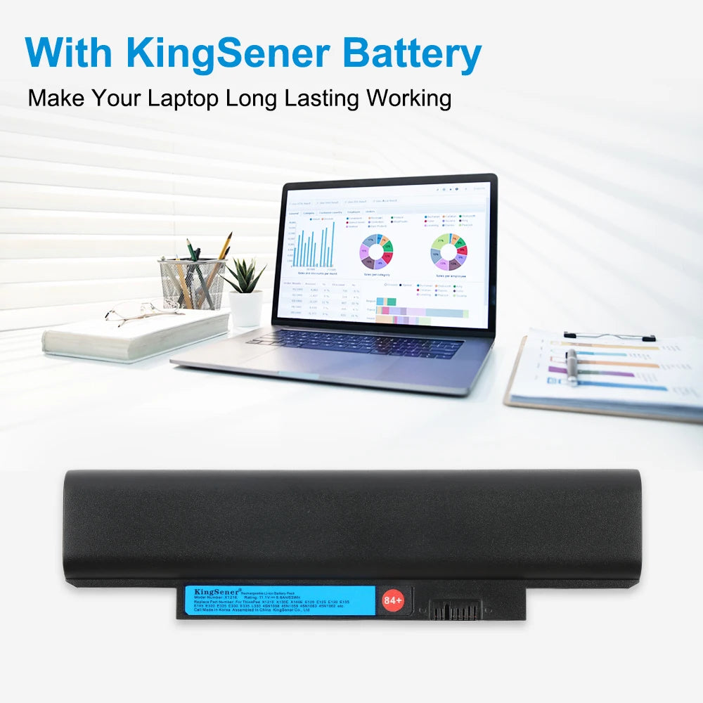 KingSener X121E X130E Battery for Lenovo ThinkPad E120 E125 E130 E135 E145 E320 E325 E330 E335 L330 45N1058 45N1059 X131E X140E