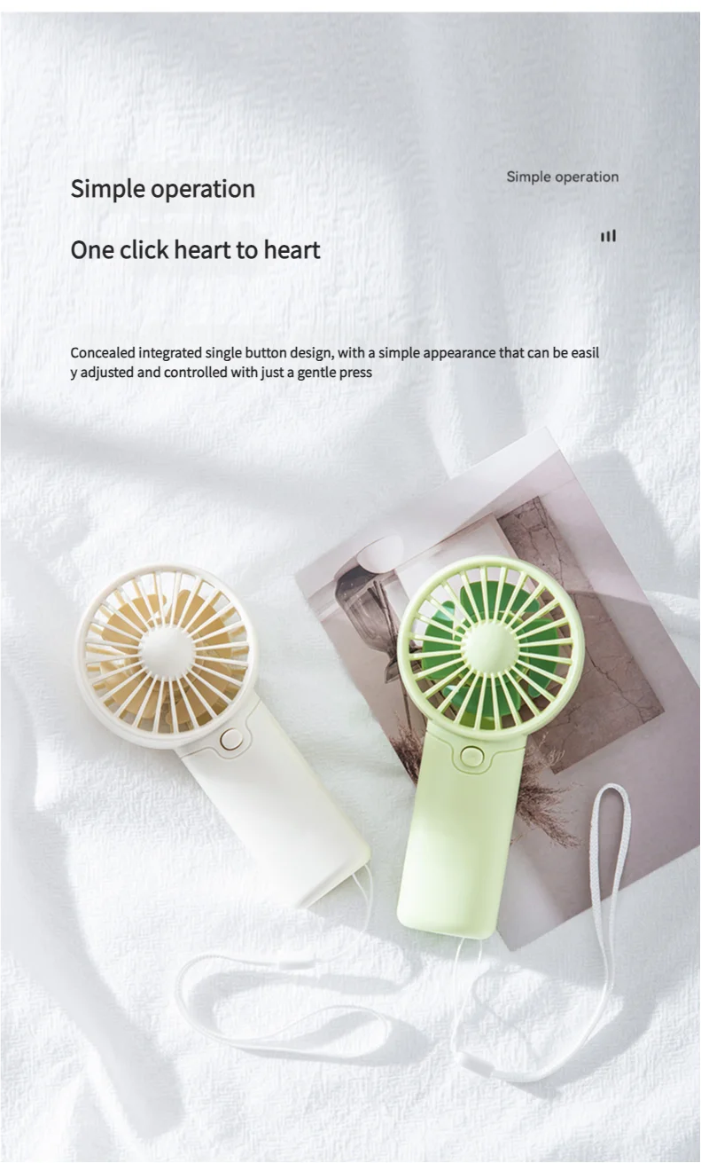 Portable Mini Handheld Fan, Pocket Size Lightweight AA Battery Powered Small Fan Creative Convenient Air Cooler For Home Outdoor