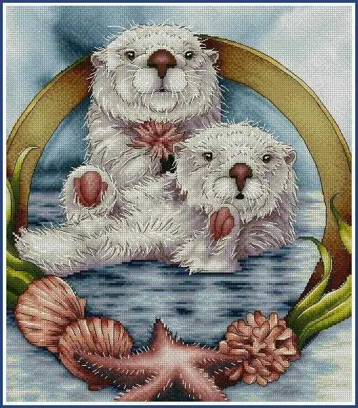 Beautiful Fox Cross Stich Embroidery Set Electronic Drawing Cross Stich Needlework PDF By Email 15TH