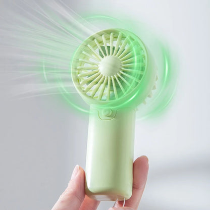 Portable Fan Convenient Mini Pocket Fan for Summer Outdoor Travel Home Offic Handheld Fan Lightweight AAA Battery Air Coolers
