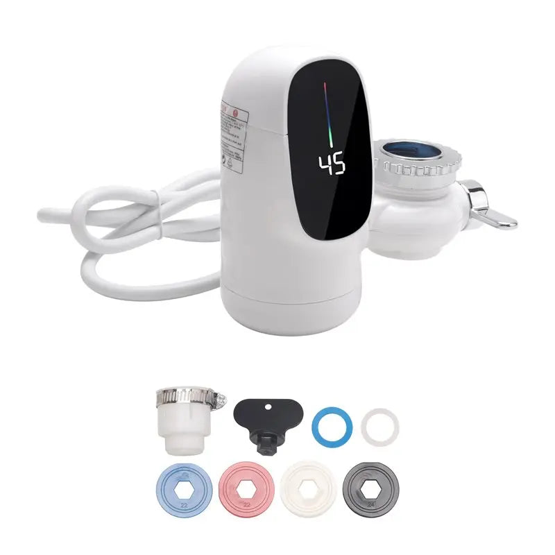 BBNV-Electric 3000W Instant Hot Water Heater Faucet Digital Display Heating Tap For Kitchen Or Bathroom UK Plug