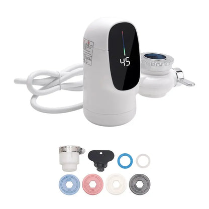 BBNV-Electric 3000W Instant Hot Water Heater Faucet Digital Display Heating Tap For Kitchen Or Bathroom UK Plug