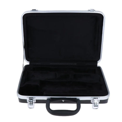 Clarinet Carrying Suitcase Box ABS Material Suspension Padding Accessories Bag for Music Instrument Storage