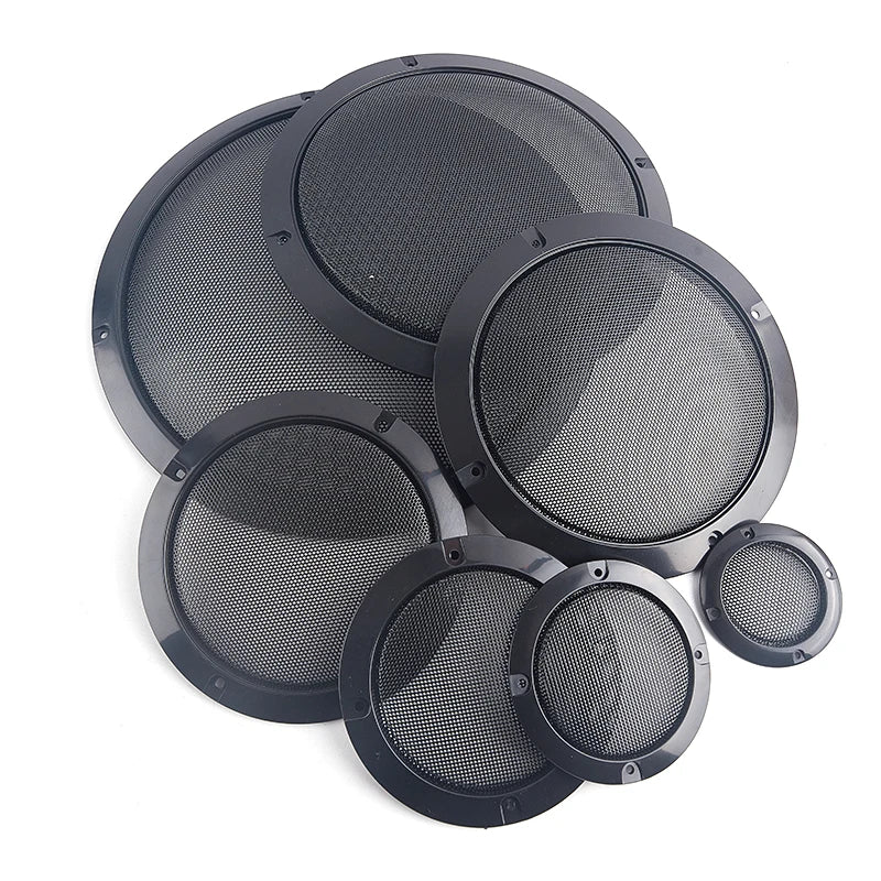 2/3/4/5/6.5/8Inch Speaker Net Cover High-grade Car Home Mesh Enclosure Speakers Plastic Frame Metal Iron Wire Grilles