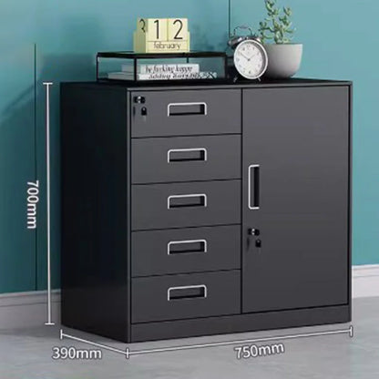 3/4/5 Drawer Office Filing Cabinet Lock Dividers Storage Filing Cabinets Living Room Organizer Cabinet Kitchen Home Furniture