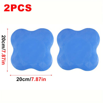 2Pcs Tpe Yoga Kneeling Mats Thickened Anti Slip Yoga Kneeling Protective Pad Sport Fitness Elbow Knee Mat Knee Flat Support