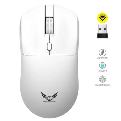 Wireless Mouse 2.4G Ergonomic Gaming Mouse Mouse Rechargeable 800/1200/1600DPI Mice for E-Sports Office Desktop Computers Laptop