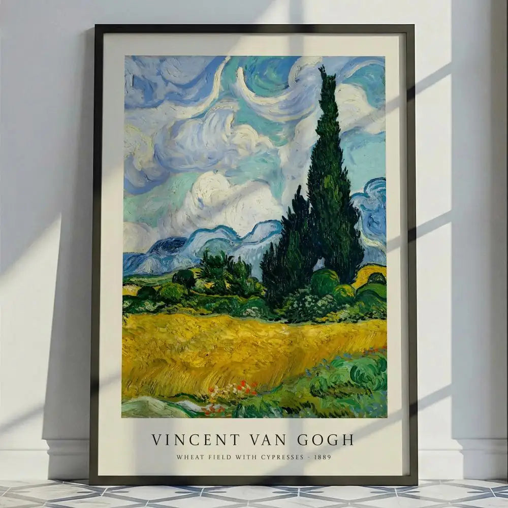 CLASSIC Paintings Van Gogh Poster Versatile HD Waterproof Wall Art Self-Adhesive Decor for Any Space Ideal Gift