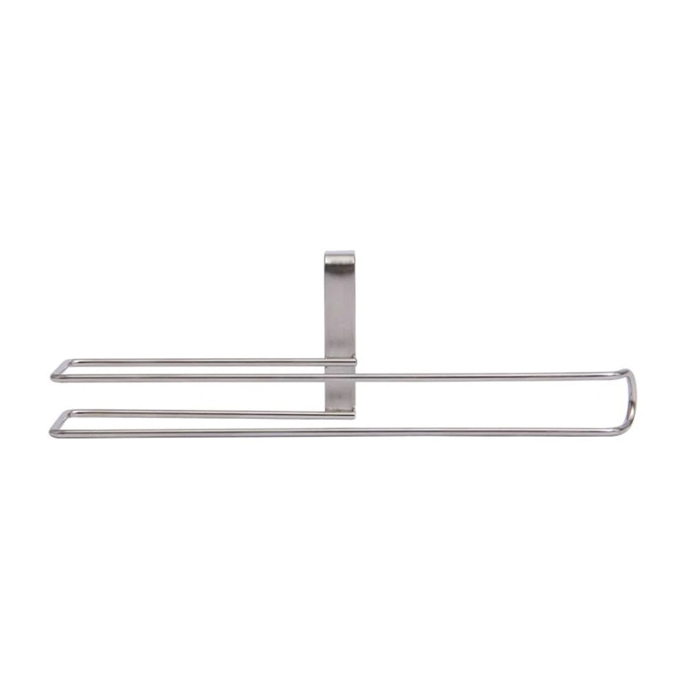 Kitchen paper towel holder Stainless steel nail free punch free wall mounted metal toilet roll holder