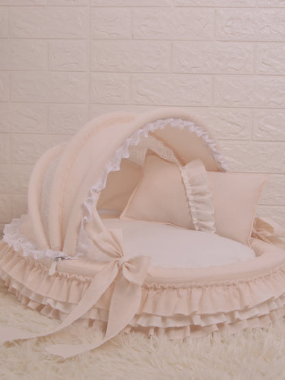Pet Cradle Bed Dog'S Lace Nest For High-End Comfort Dog Bed Luxury Pet Bed