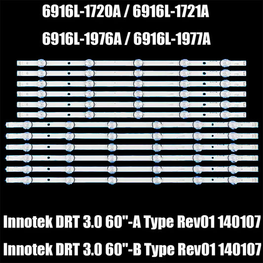 LED Backlight For 60LB6500 60LF6090 60LB7100 60LB6000B 60LB6100 60LY340C 60GB580V 60LY340V 60LB860V 60LB650V 60LB6300 60LB5900