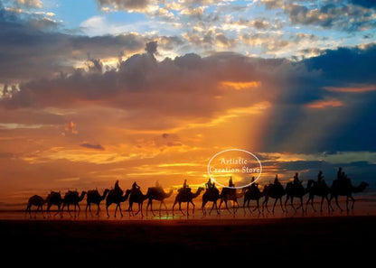 Morocco Essaouira Sunset Cultural Attractions Art Print Canvas Painting Wall Picture Modern Living Room Wall Home Decor Gifts