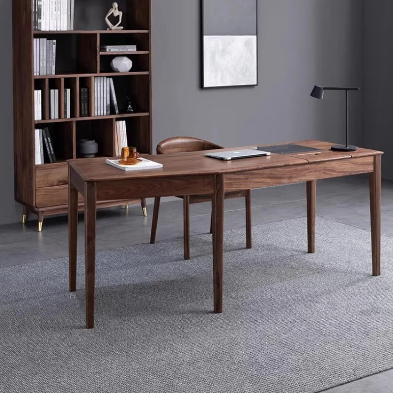 Executive Organizers Office Desk Computer Minimalist Space Saving Office Desk Study Wooden Mesas Escritorio Unique Furniture