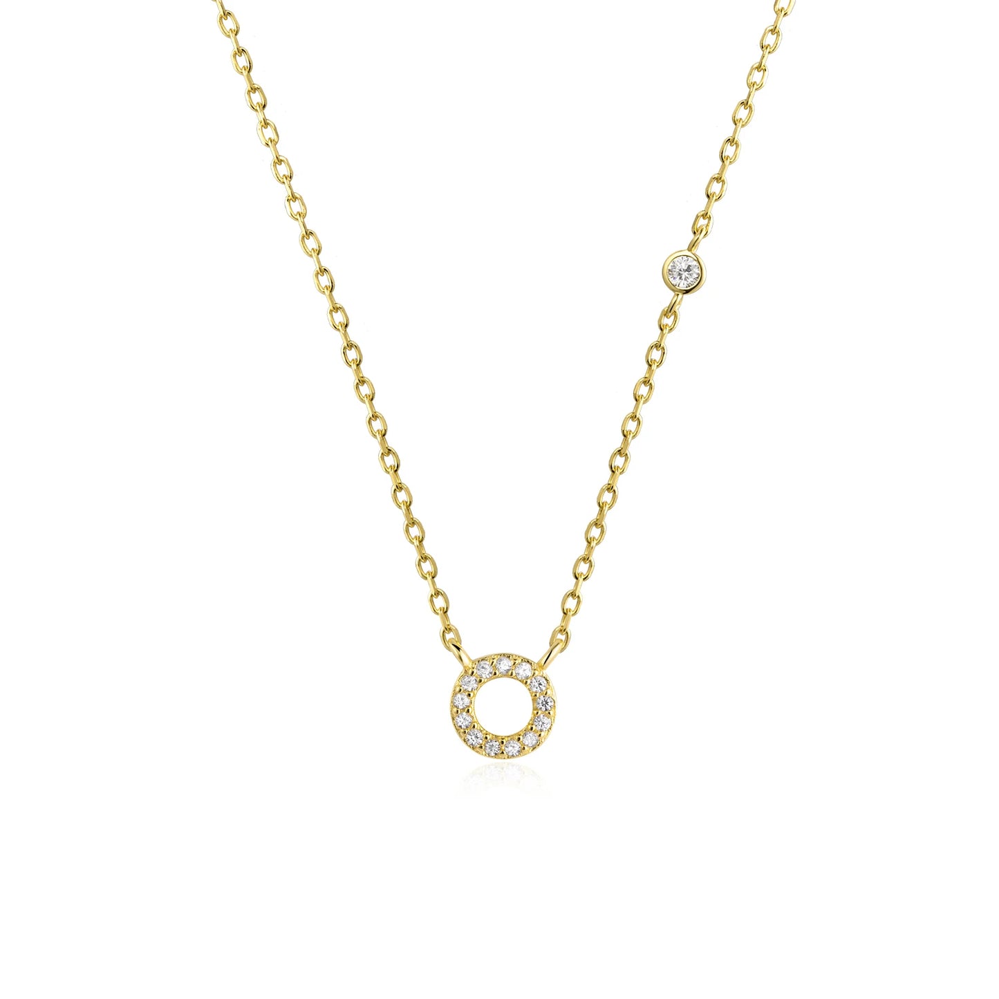VEWANT New 925 Sterling Silver Monogram Initial Letter A M Pendant Long Chain Necklace Crystal Fine Jewelry Luxury Fine Jewelry