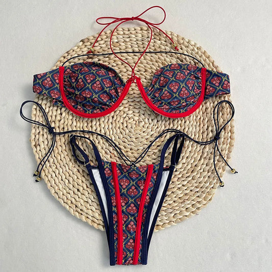 DEBAIOR Push Up Bikinis Sexy Women Swimsuits Female Swimwear Bikini Set Bandage Bathing Suit Swimming Suits Beachwear Thong