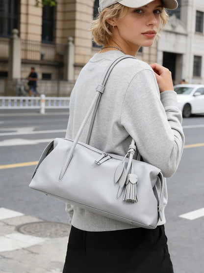 YANATATI Luxury Handbags Female Underarm Bag Shoulder Bag Women Bags New Fashion 2025 Genuine Cowhide Leather