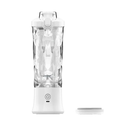 Portable blender with 20oz cup, USB-C rechargeable, self-cleaning, cordless for smoothies, gym, office.