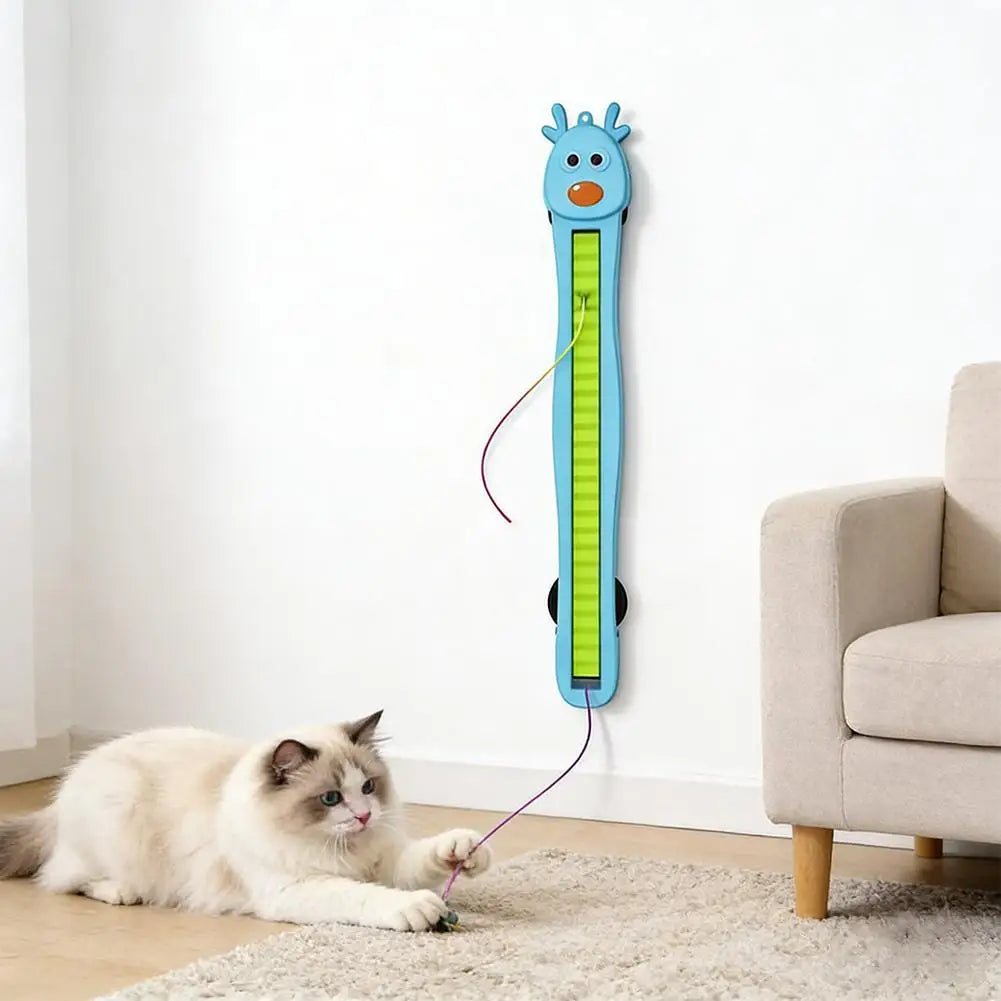 Pet Toys Automatic Flying Rope Interactive Play Toy For Cat Relieve Boredom Pet Toys  Wall-mounted Toy Cat Entertainment Toys