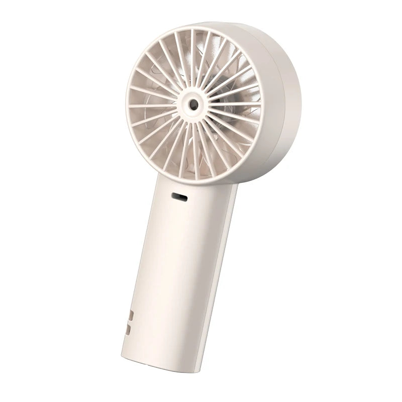 Portable High-Speed Handheld Fan: Quiet, Smart, Digital Display, Compact, USB-Rechargeable Outdoor Handheld Fan