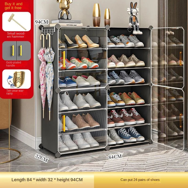 Modern Home Hallway Furniture Shoe Rack Cabinet For Living Room Storage Organizer Shelf Shoes Women's Sandals Cupboard Shoerack