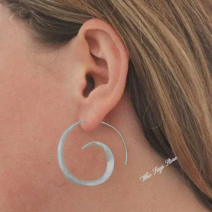 New Fashionable Exaggerated and Minimalist Big Earrings for Women Elegant Dedicated to the Workplace Essential for office lady