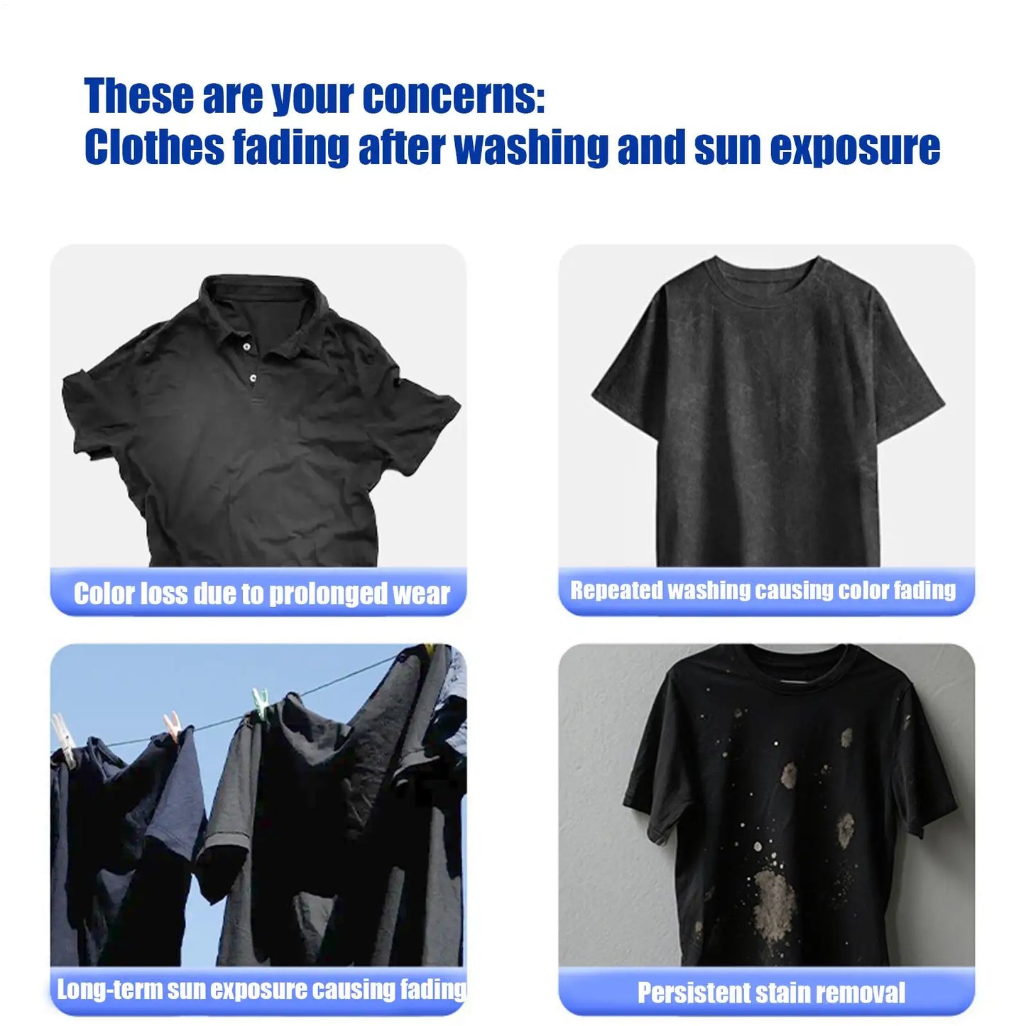 Black Fabric Dye Tablet 10pcs Long Lasting Color for Synthetic Polyester Denim Linen Clothing Laundry Dyeing Machine Home Craft