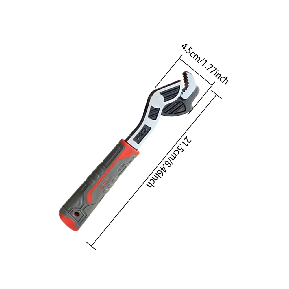 Multifunctional self-locking wrench adjustable wrench quick wrench adjustable pipe wrench plumber multifunctional hand tool