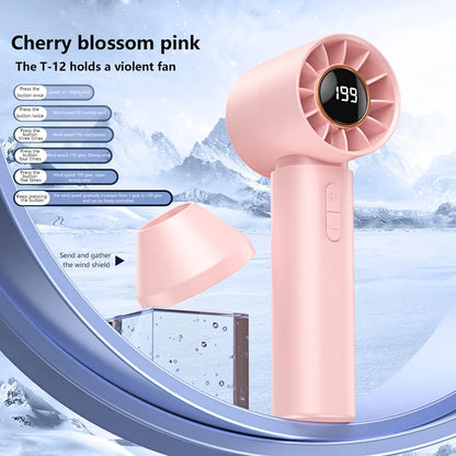 Lenovo 6000mah Handheld Cool Fan LED Digital Display Electric Hand Fans Ice Compress High-Speed Cool USB Rechargeable2026