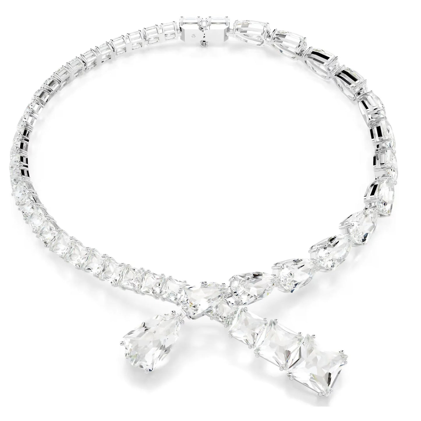 2025 New Trend Fine Wedding Jewelry Set Charming Luxury White Water Drop Crystal Fashion Women's Necklace Bracelet Earrings Ring