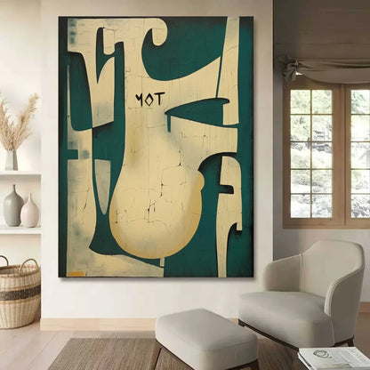 WABI-SABI Wall Art Handmade Painted Oil Painting On canvas Abstract Textured Painting Large Wall Decor For Living Room Decor