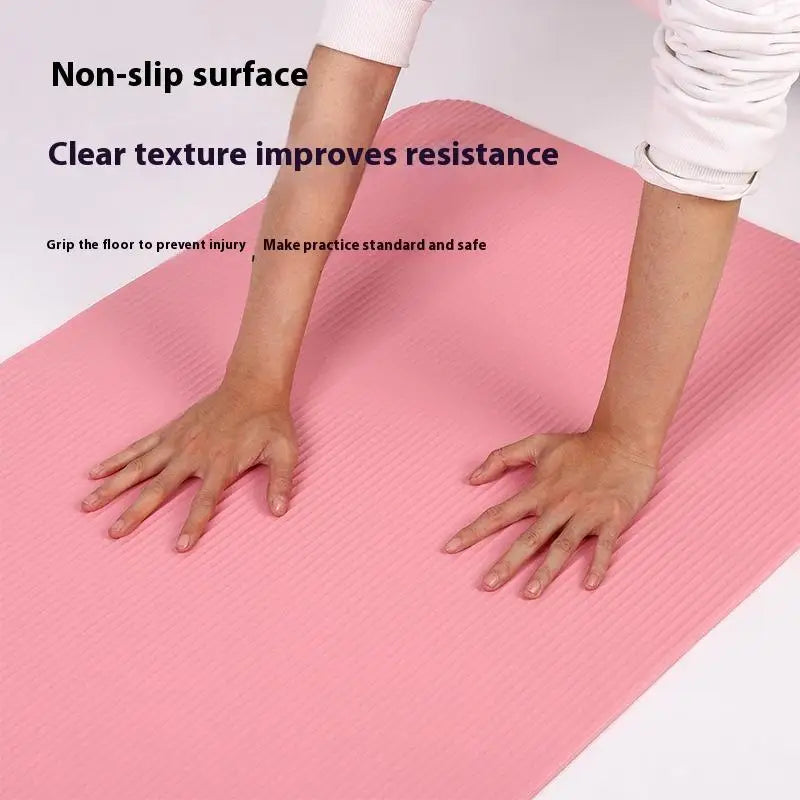【O】1PC Thick Yoga Mat Anti-skid Sports Fitness Mat 3MM EVA Comfort Foam Yoga Mat For Exercise Yoga And Pilates Gymnastics Mat