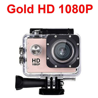 Action Camera Ultra Full HD 1080P 2.0-inch Screen Camcorder Underwater Waterproof Video Recording Sport Extreme Go Pro Cam