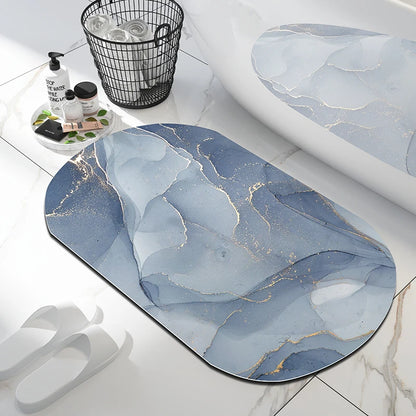 Soft Bathroom Mat Diatomaceous Earth Floor Mats Bathroom Rugs Super Absorbent Toilet Carpet Door Bath Foot Mats Non-slip Shower