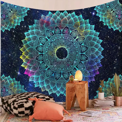 Mandala Bohemian Yoga Mat Beach Towel Shawl Blanket Indian Wall Hanging Tapestry Bohemian Mandala Tapisserie Decoration Mural