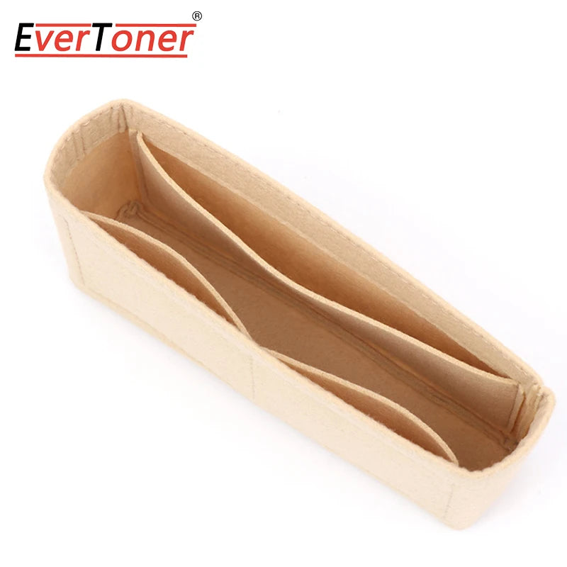 EverToner Fits For Prada Hobo Bag Under Arm Cloth Insert Bag Organizer Makeup Handbag Organizer Travel Inner Purse Portable Cosm