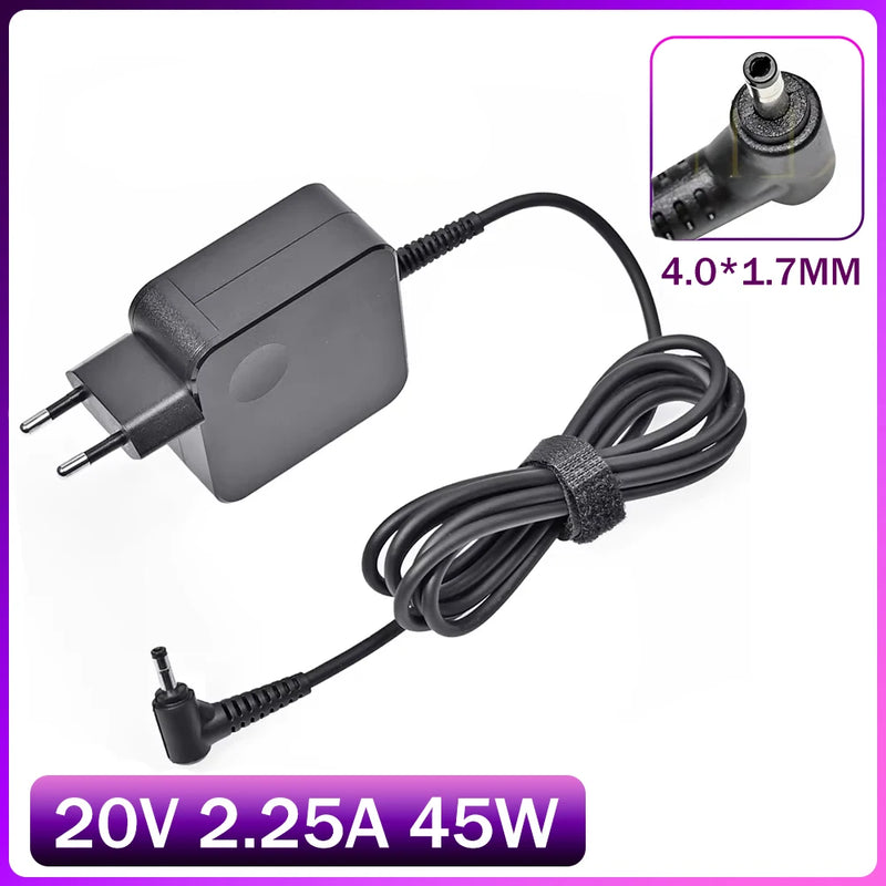 20V 2.25A 45W Ac Power Adapter Laptop Charger for Lenovo IdeaPad 100 100-14IBY 110-15 100S-14IBR 110 110s 120s 310 310s 320 330