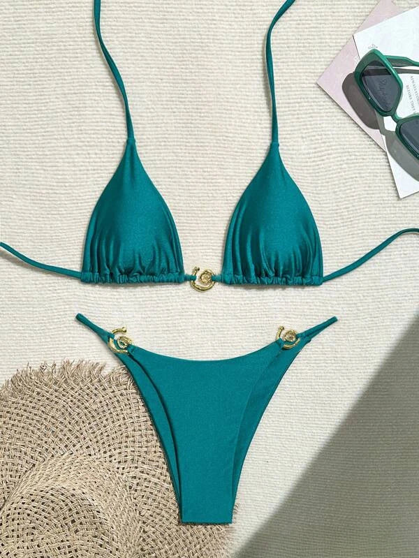 2025 New Bikini Set Bikinis Sexy Women Swimsuits Female Swimwear Bathing Suit Brazilian Swimming Suits Beachwear Biquini Summer