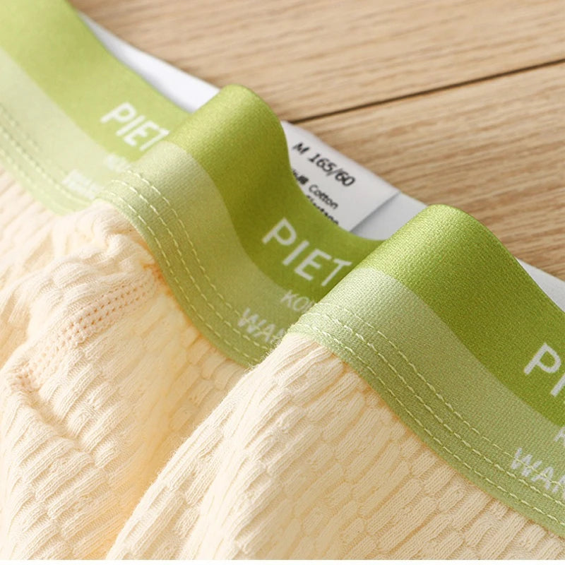 Baby Cotton Thermal Underwear Bottoms Men Winter Warm Long Johns Male Youth Student Bugle Pouch Leggings Male Slim Fit Sleepwear