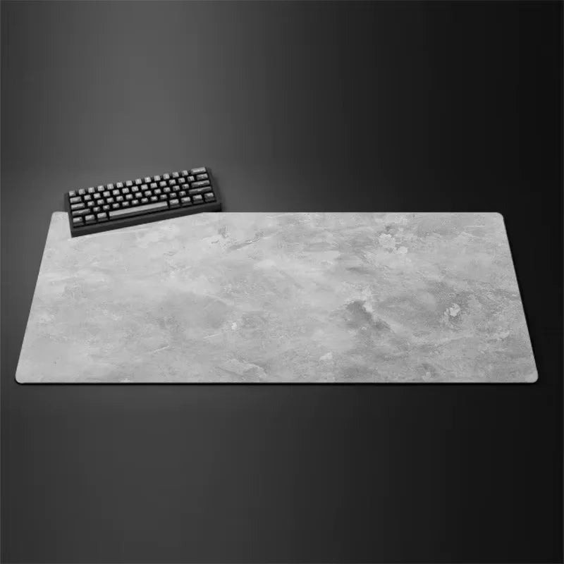 Gray Mouse Pad Large/Small Overlocked Mousepad XXL Desktop Keyboard Table Pad Gray Series Game Desk Mat Computer Accessories