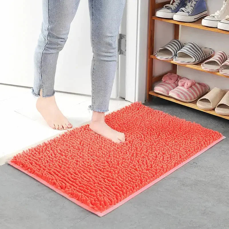 Rectangular Floor Door Mat Carpet, 40X60cm, Soft, Non - Slip, Bathroom, Floor Door Mat, Dirt Barrier